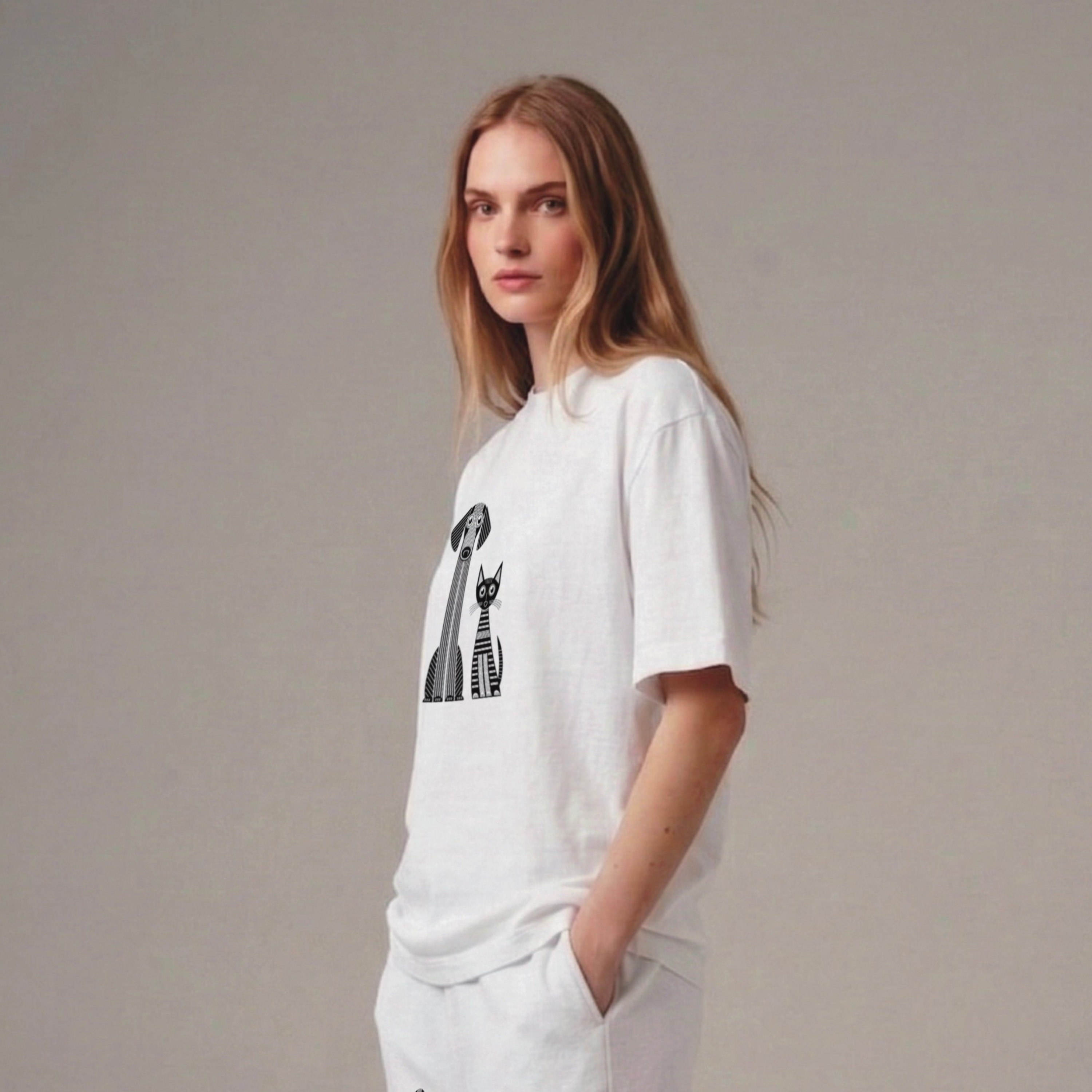 Monopet Oversized Tee — alternate view